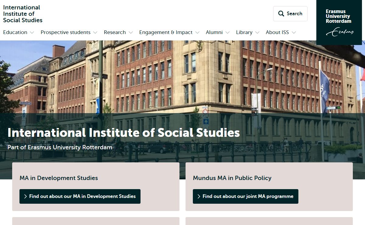 International Institute of Social Studies | Erasmus University Rotterdam