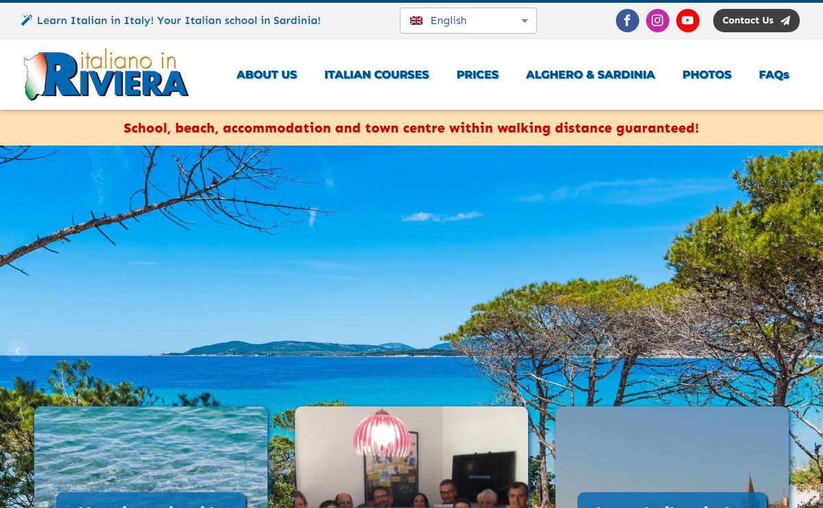 Italian Language School for Foreigners - Italiano in Riviera