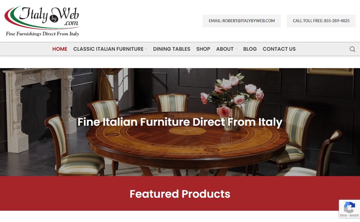 Imported Italian Furniture - Italy By Web