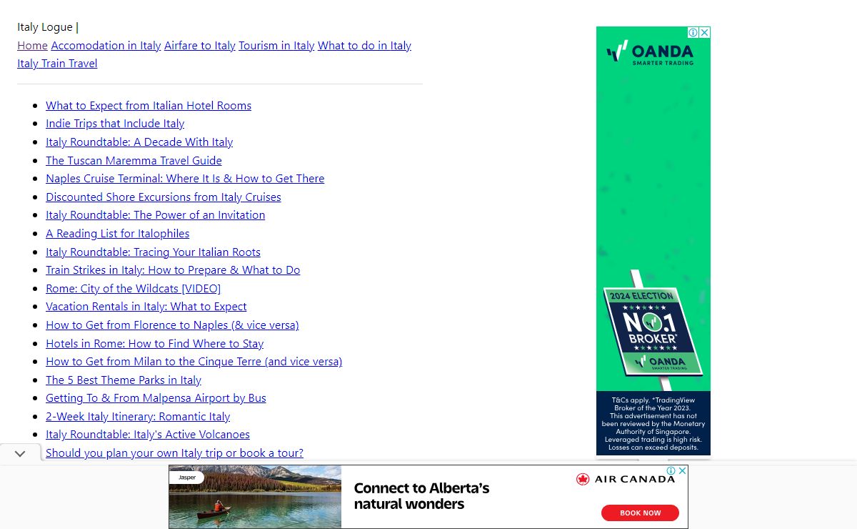 ItalyLogue - Italy Travel Guides to Hotels, Vacations, Tours