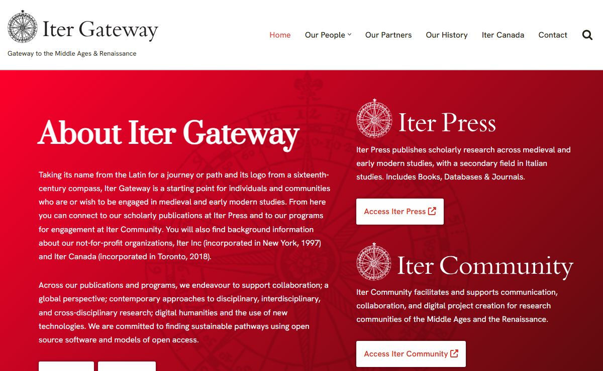 IterGateway – Gateway to the Middle Ages & Renaissance