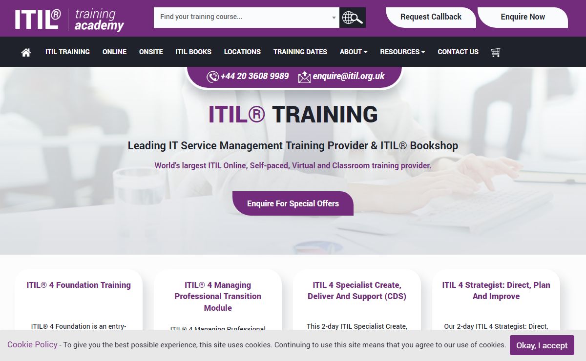 ITIL Training Academy UK | ITIL 4