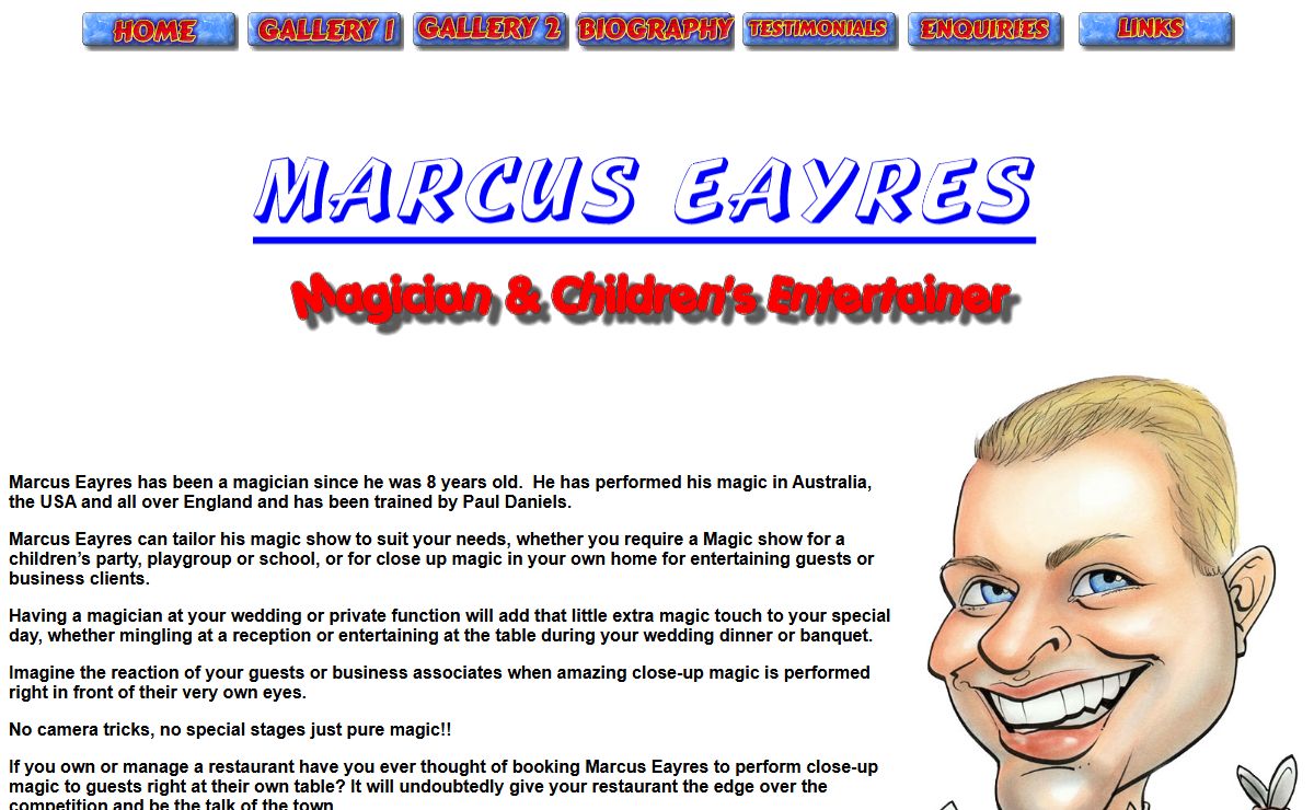 Its A Kind Of Magic.Com, Marcus Eayres, Children's Magician Northampton