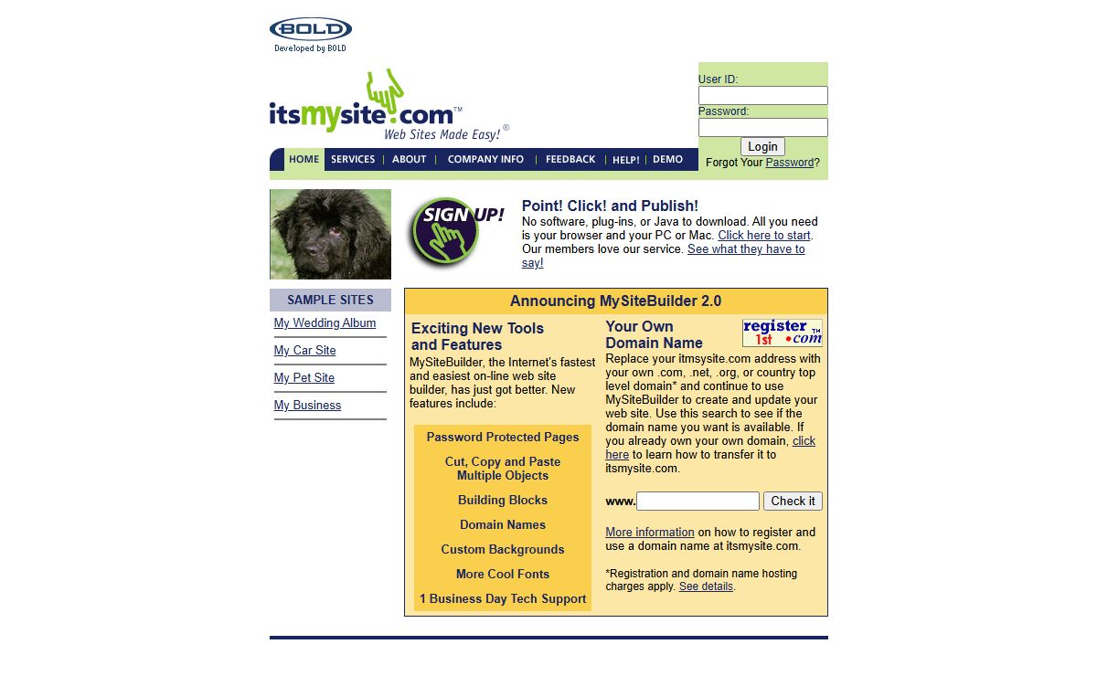 itsmysite.com - Free Web Sites Made Easy!