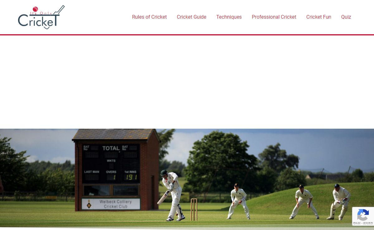 Its Only Cricket - Guides From Beginners To Advanced