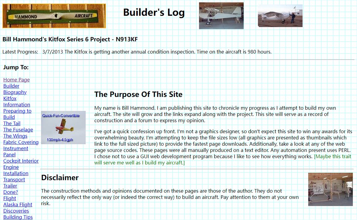 Kitfox Series 6 Construction Log