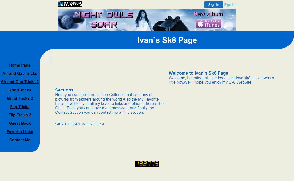 Ivan's Skate Page