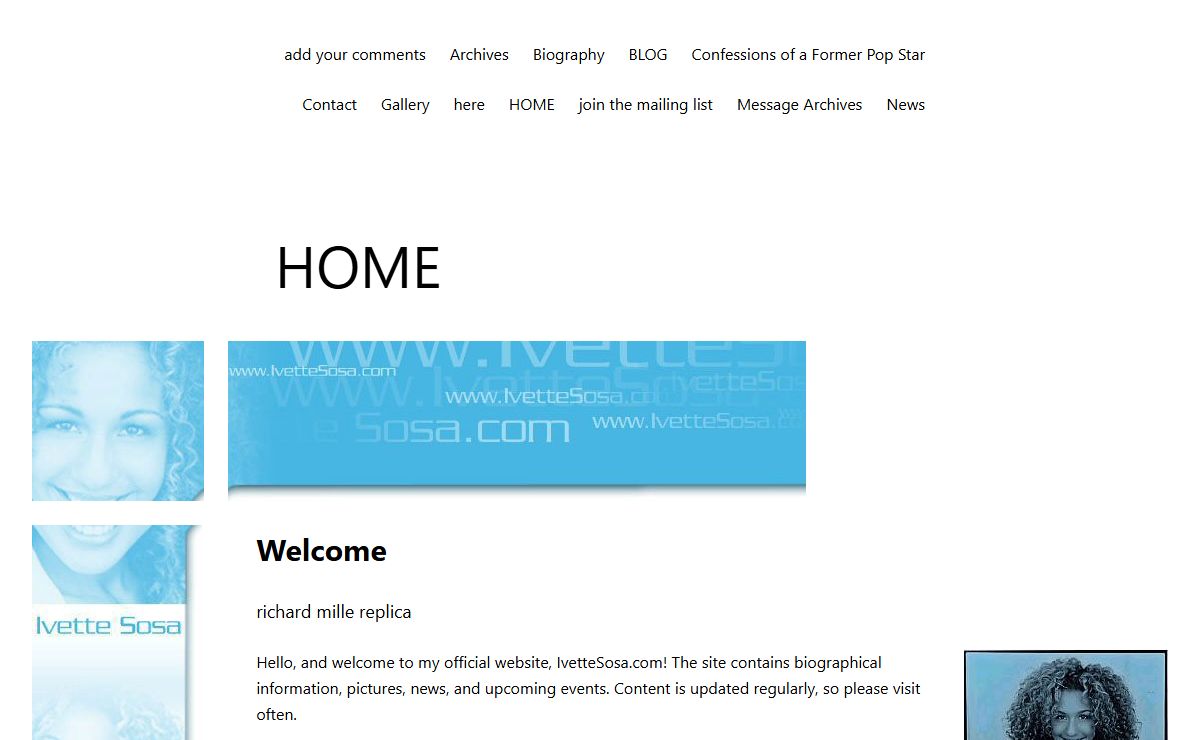 Ivette Sosa Official Website