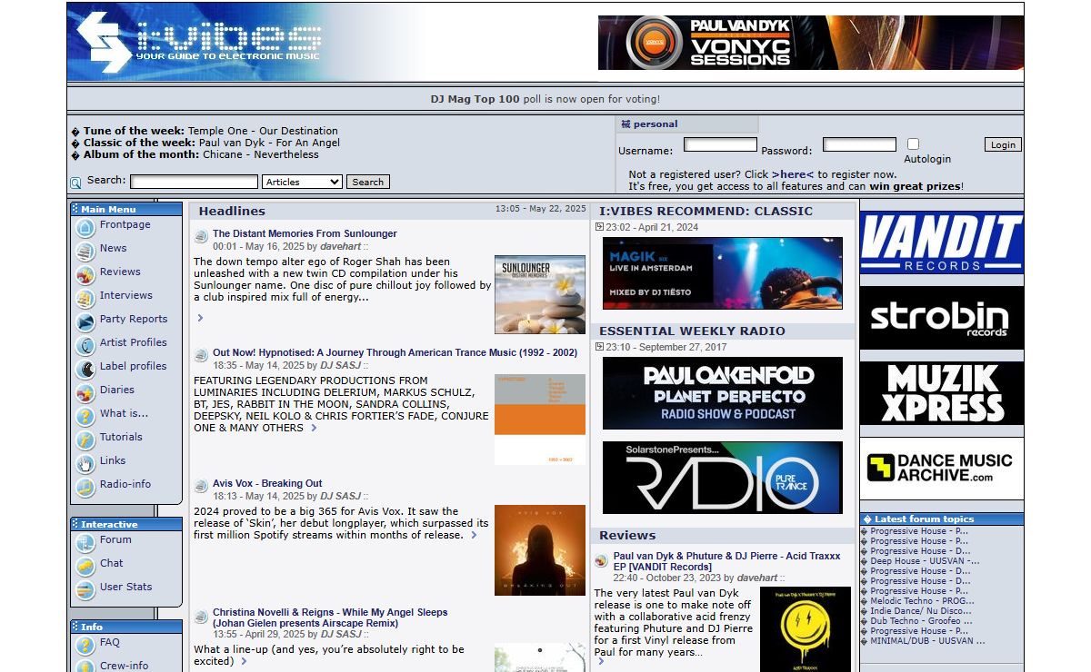 [i:Vibes] - your guide to electronic dance music (trance, techno, house, progressive etc.)