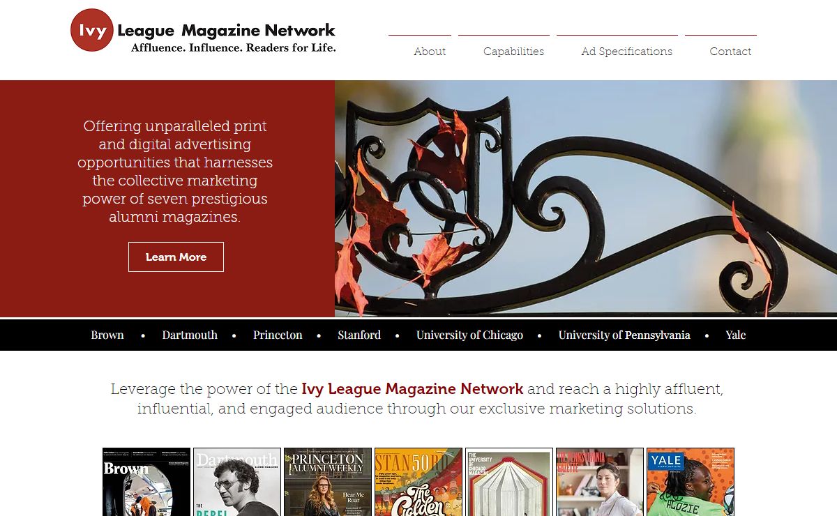 Ivy League Magazine Network | Marketing Power of Seven Prestigious Universities