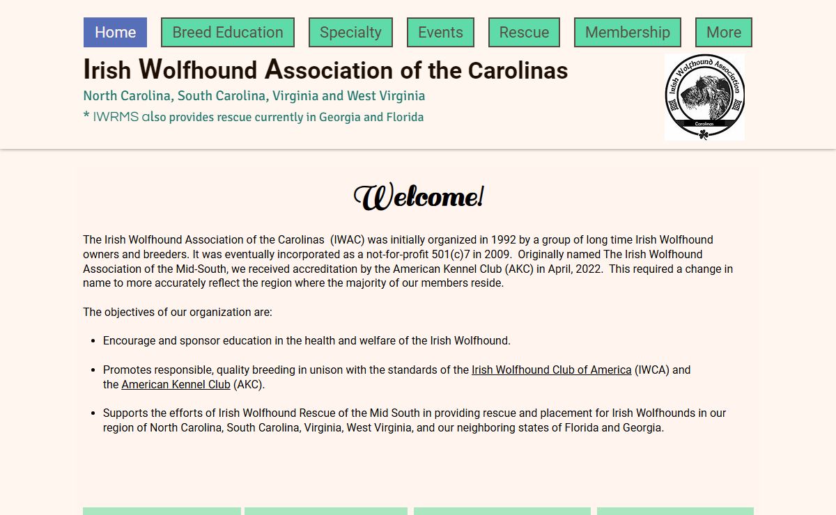 Irish Wolfhound Association of the Mid South
