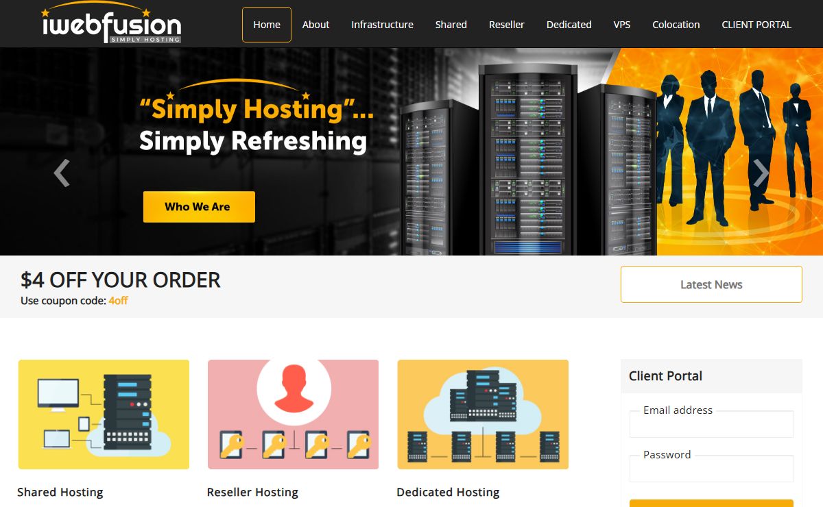 iWebFusion / H4Y Technologies LLC - Web Hosting, VPS, Dedicated Servers, Colocation, Reseller