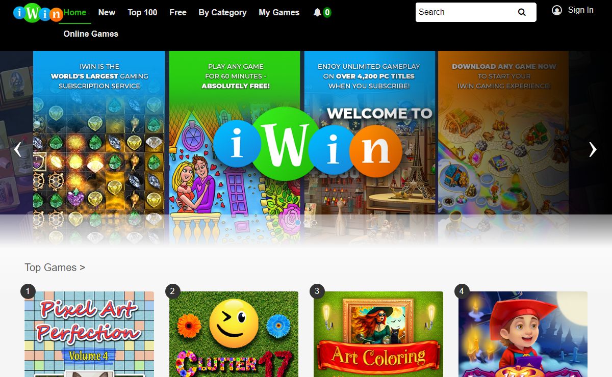 Free Download Games - Play Thousands of Free Games for PC at iWin.com