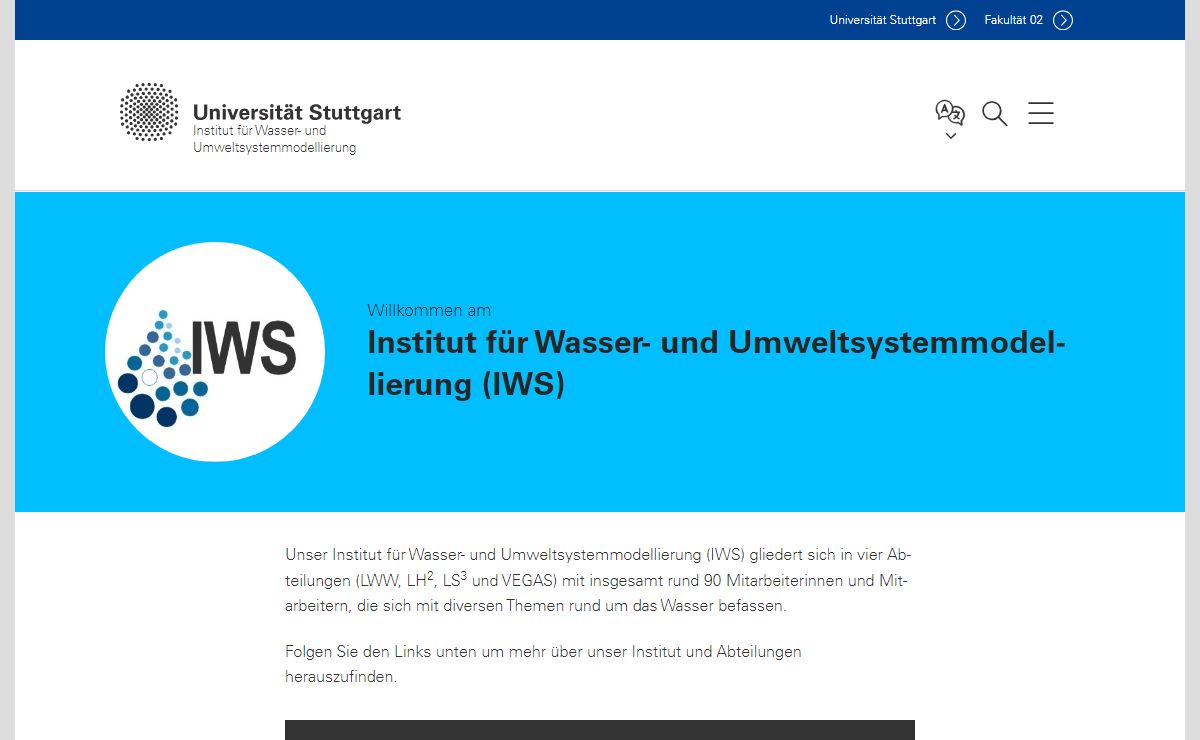 Institut für Wasser- und Umweltsystemmodellierung | Universität Stuttgart