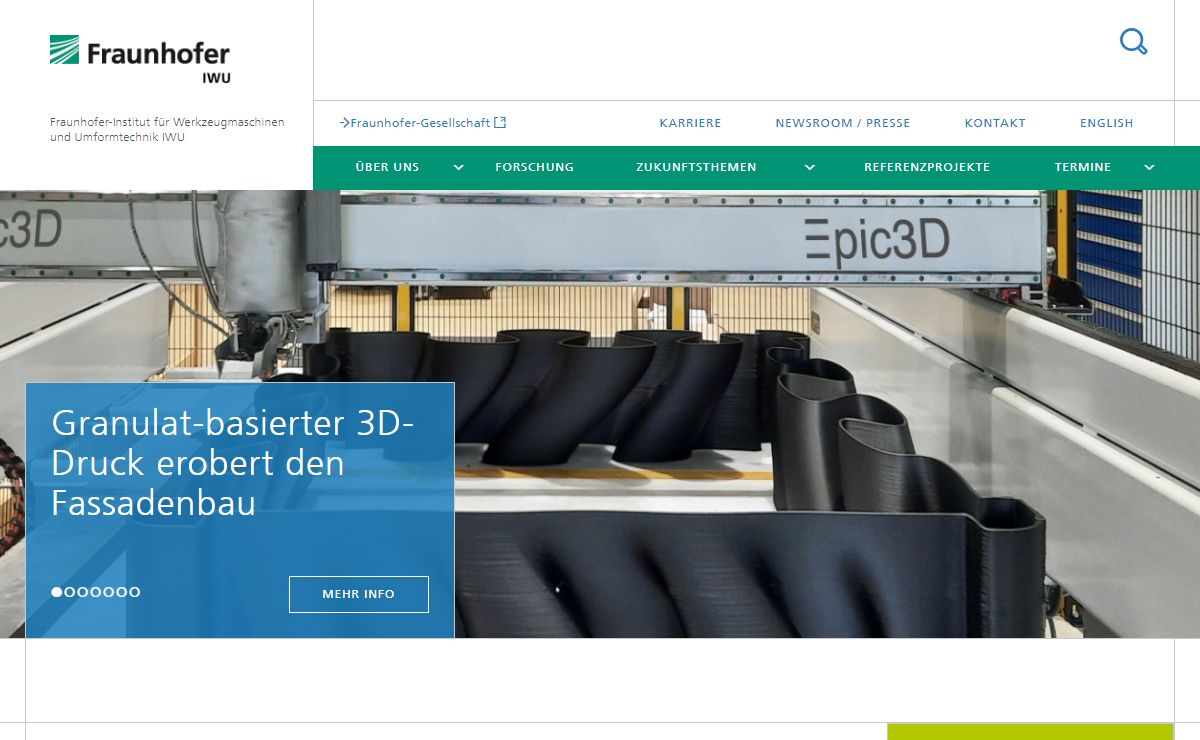 Forschung für die Zukunft - Fraunhofer IWU