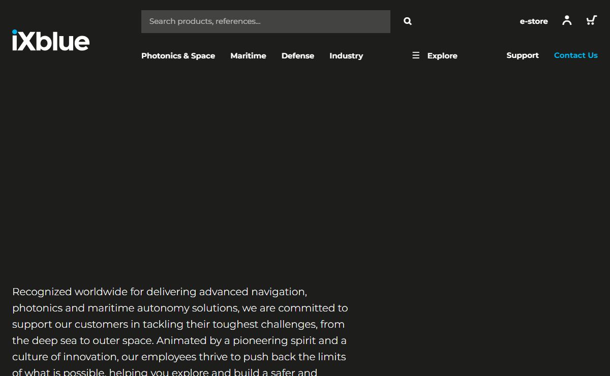 iXblue - Advanced solutions for Navigation, Photonics and Maritime Autonomy