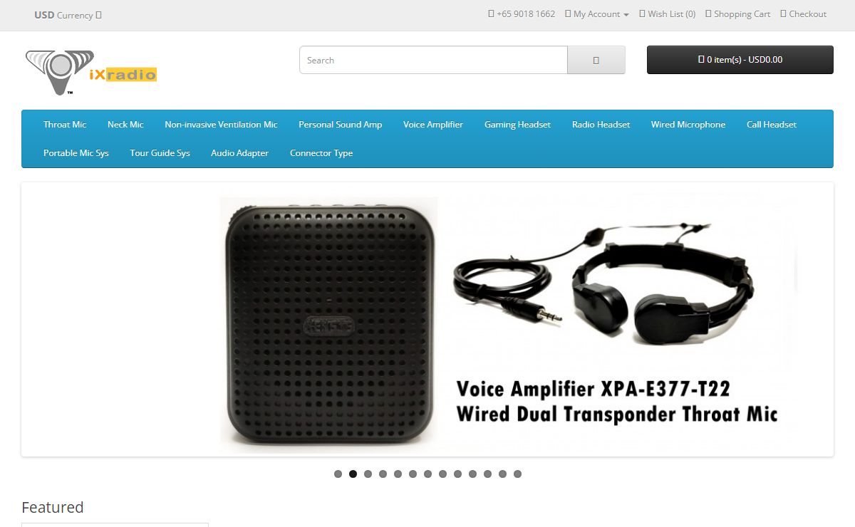 Throat Mic, Voice Amplifier, Wired Microphone, Neck Mic, IXRADIO custom products