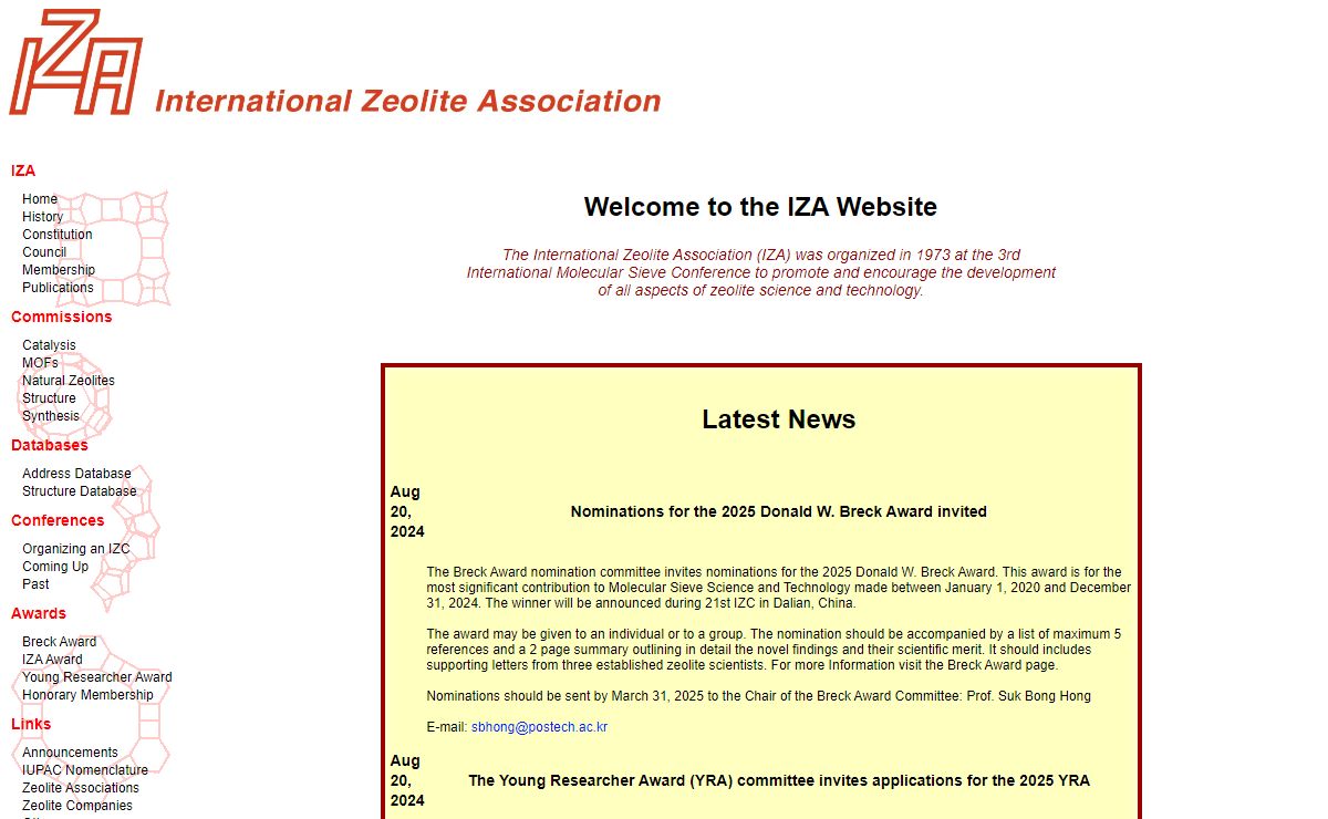 International Zeolite Association