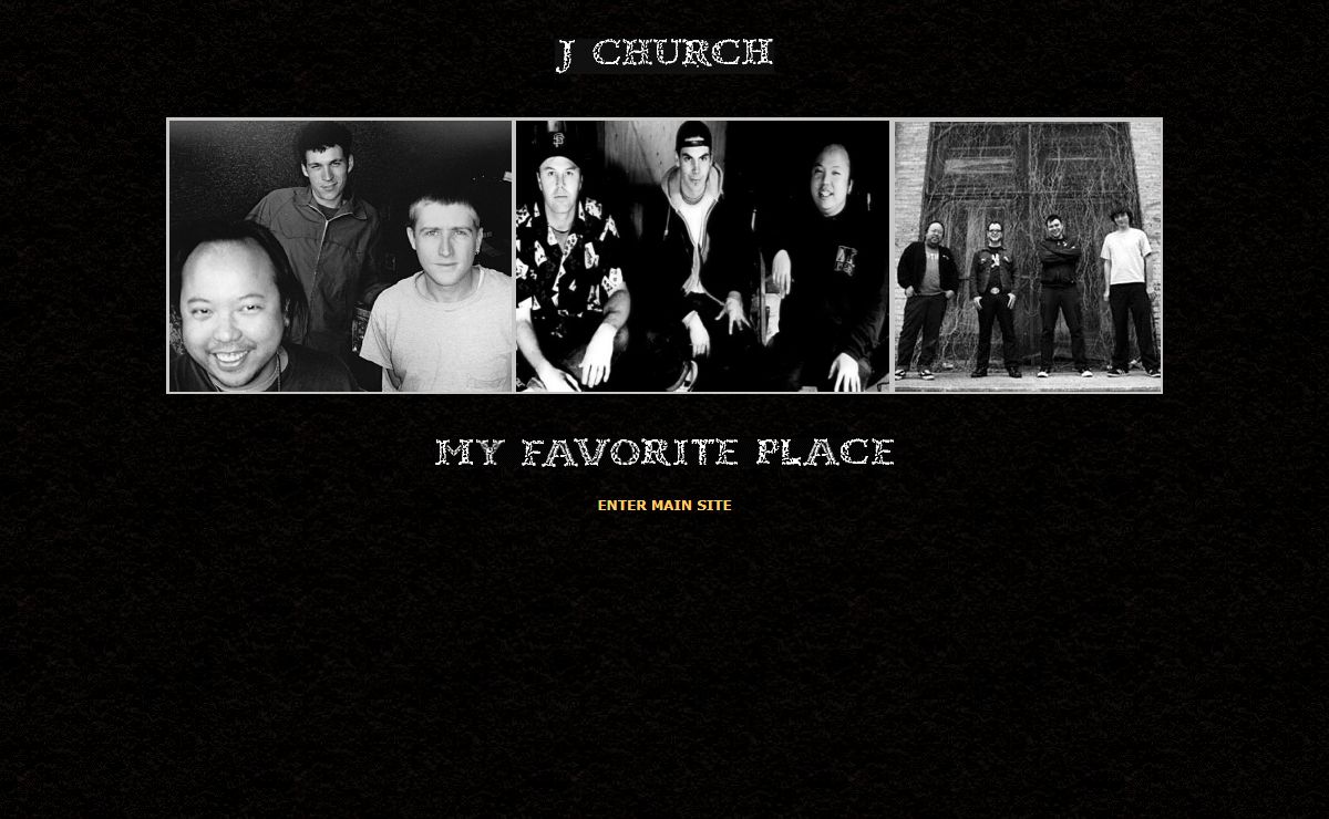 J-Church.com: My Favorite Place. Pop-Punk ... Hardcore ... J Church
