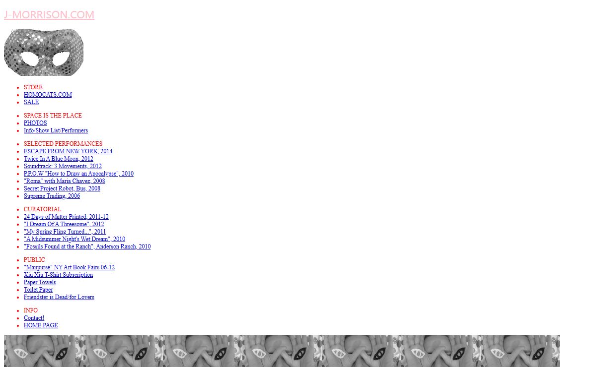 HOME PAGE : J-MORRISON.COM