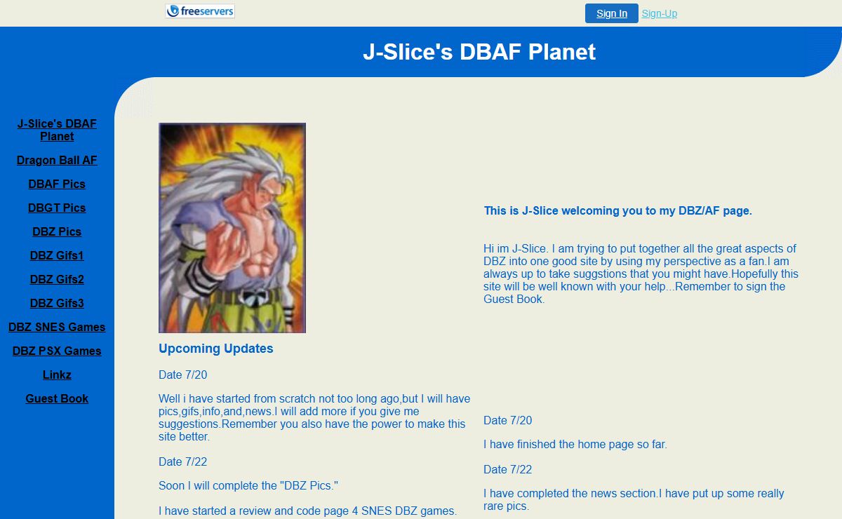 J-Slice's DBAF Planet