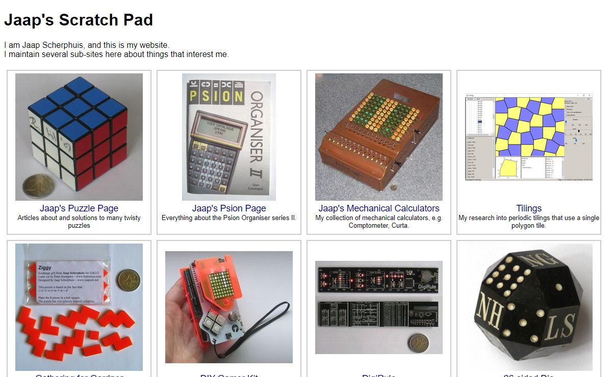 Jaap's Scratch Pad