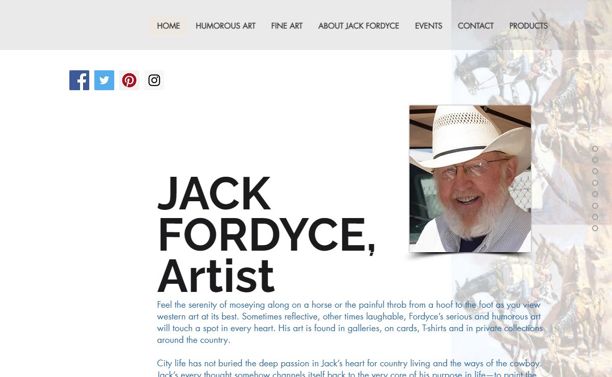 Jack Fordyce Western Artist Leanin' Tree CCI Cartoonist