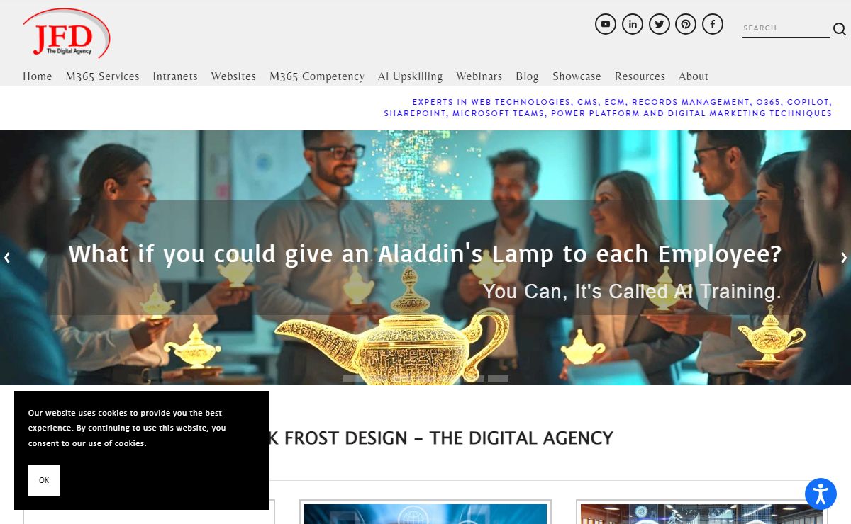 Copilot, Intranets, Extranets, Websites, Mobile Apps and Training