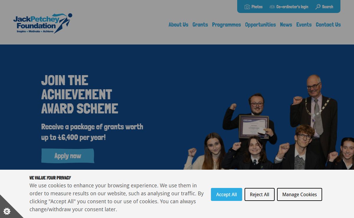 Home | Jack Petchey Foundation