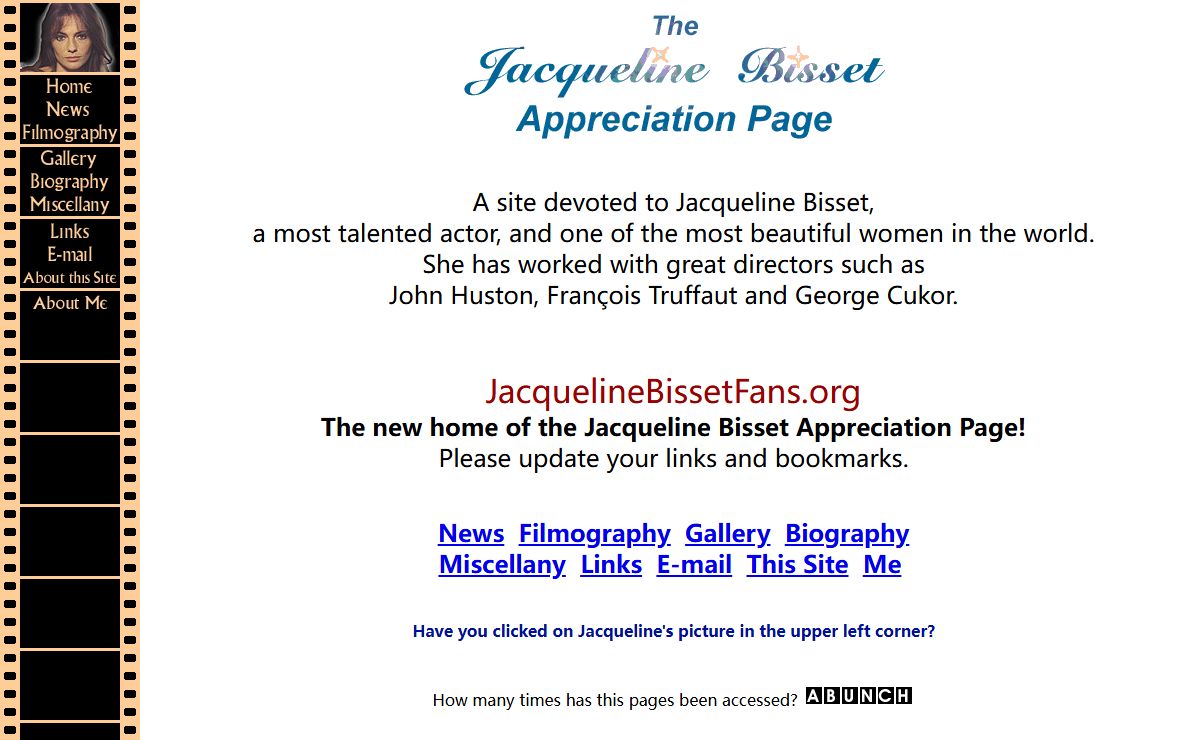 Jacqueline Bisset Appreciation Page