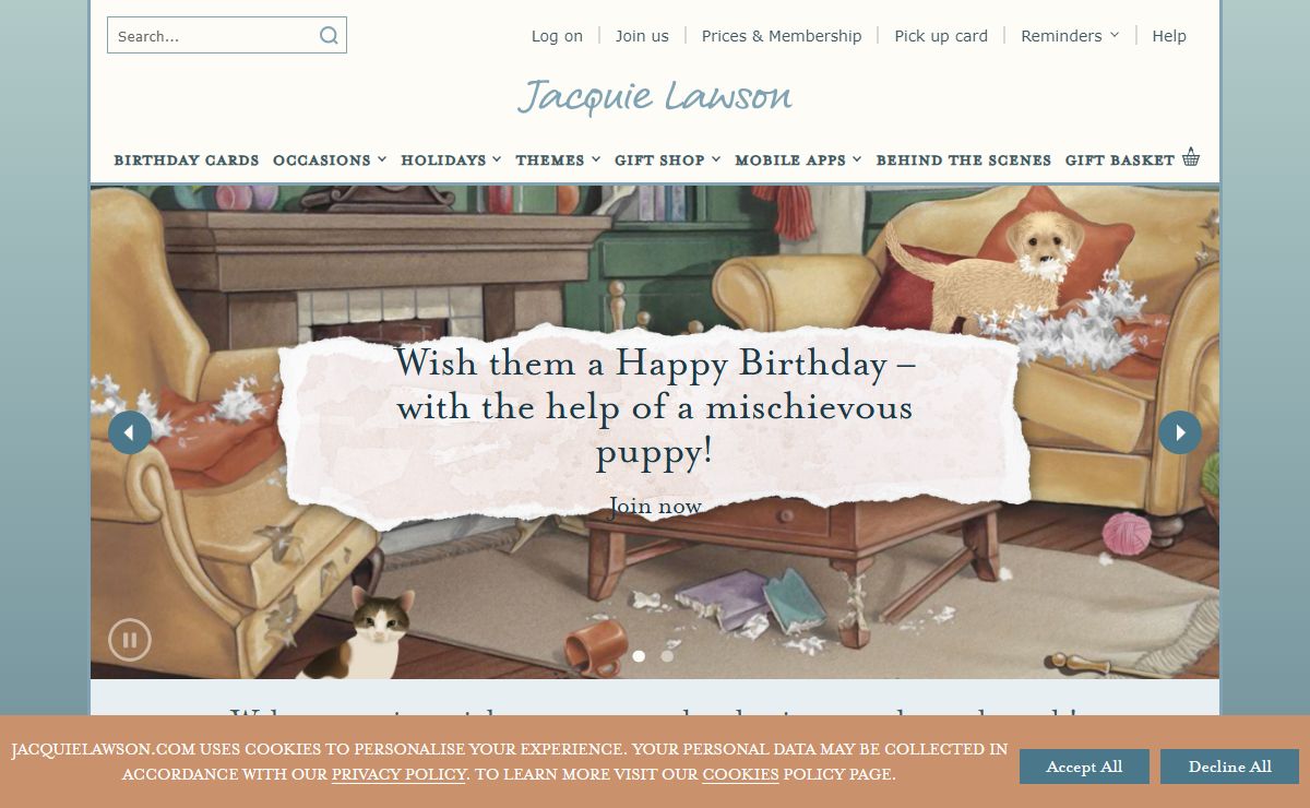 Greeting Cards & Animated Ecards | Jacquie Lawson Cards