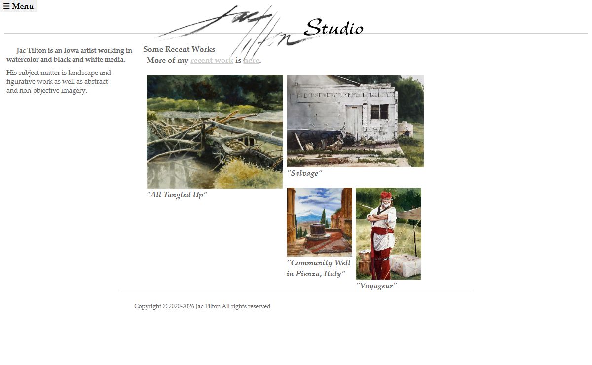 Jac Tilton Studio - Home