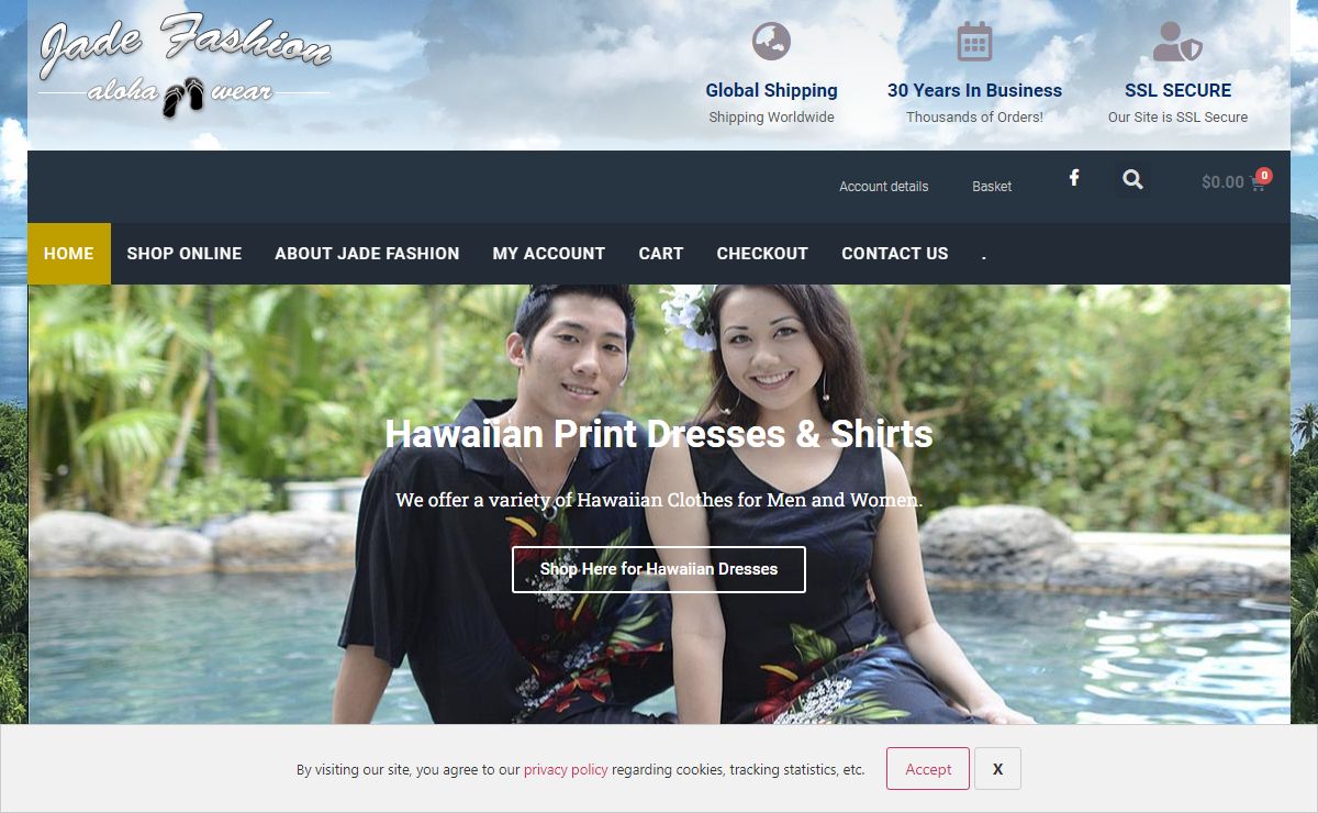 Jade Fashion - Hawaiian Clothes and Gifts Store