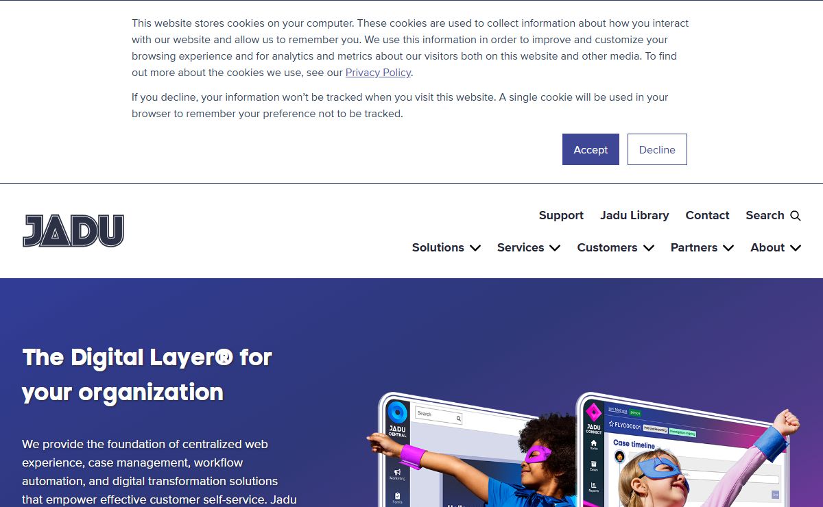 Homepage – Jadu