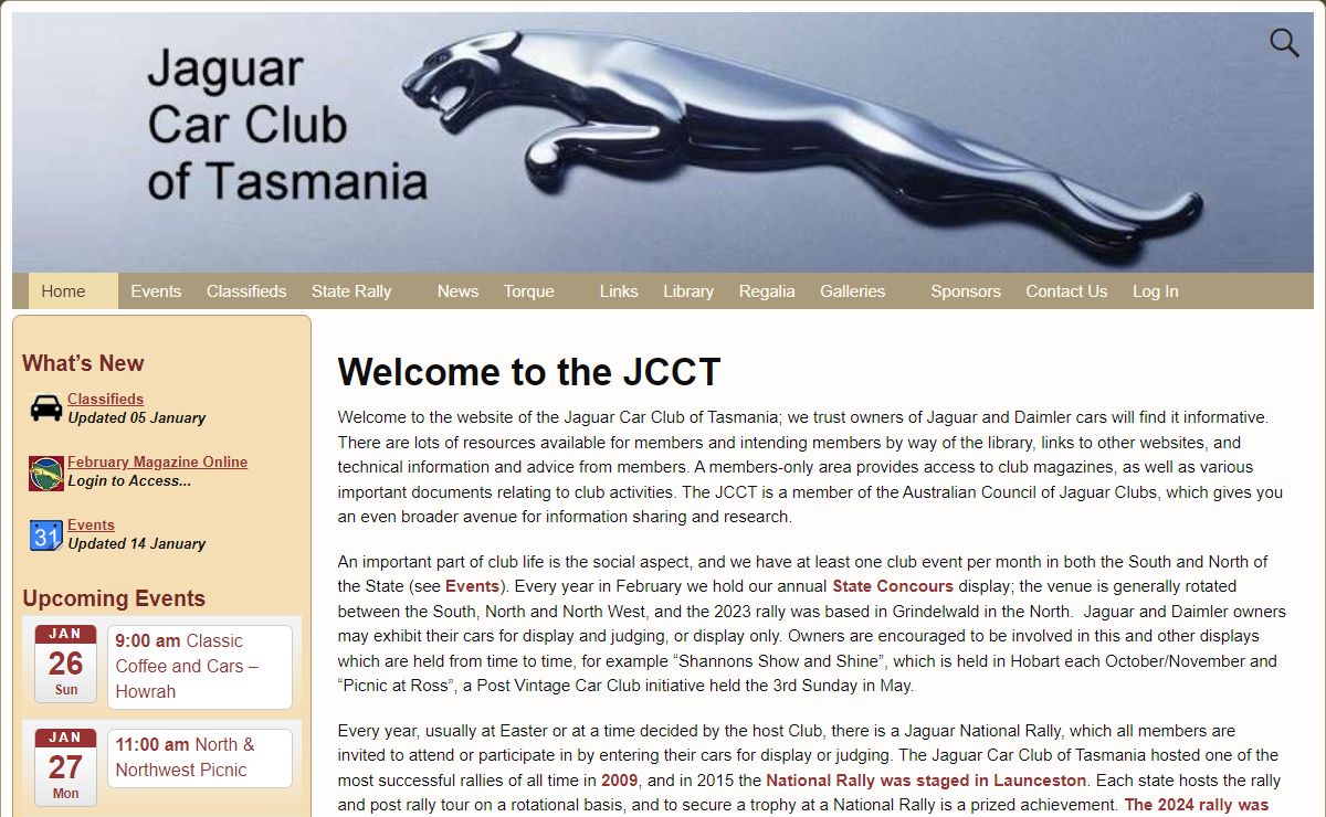 Jaguar Car Club of Tasmania