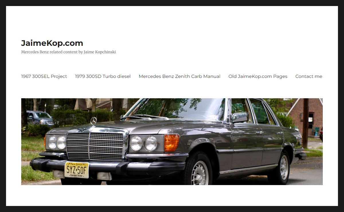 JaimeKop.com – Mercedes Benz related content by Jaime Kopchinski