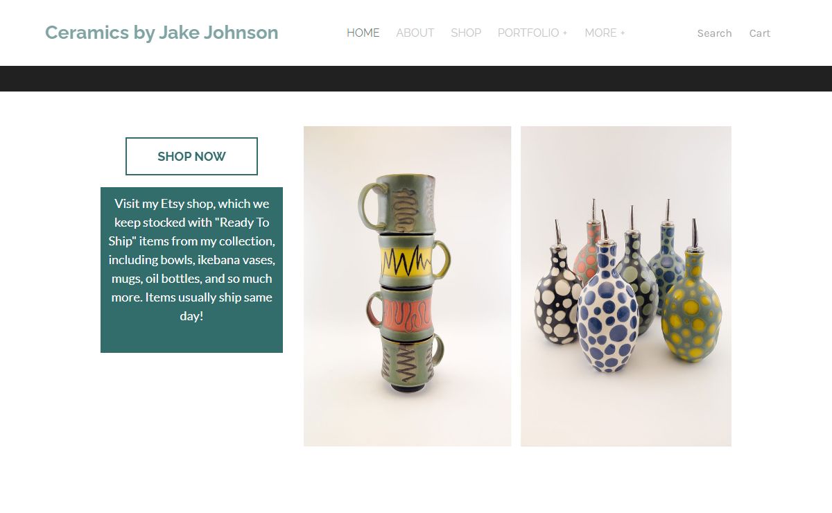 Ceramics by Jake Johnson - Ceramics by Jake Johnson