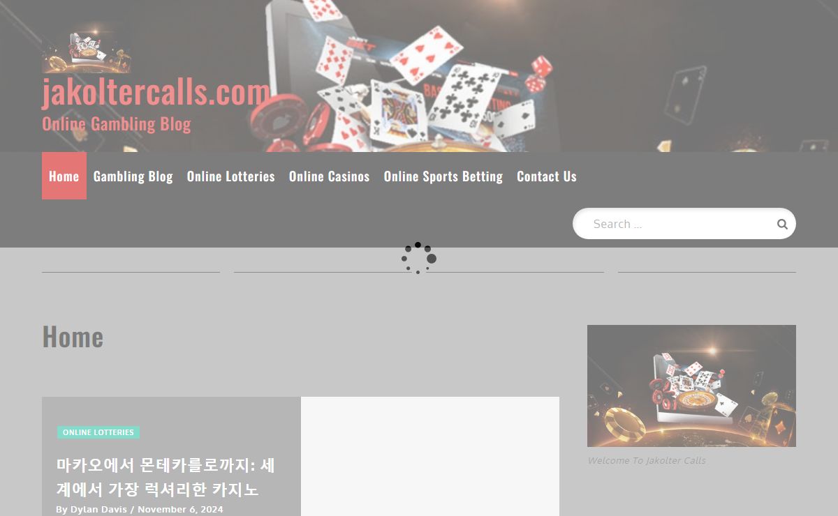 Home ⋆ jakoltercalls.com