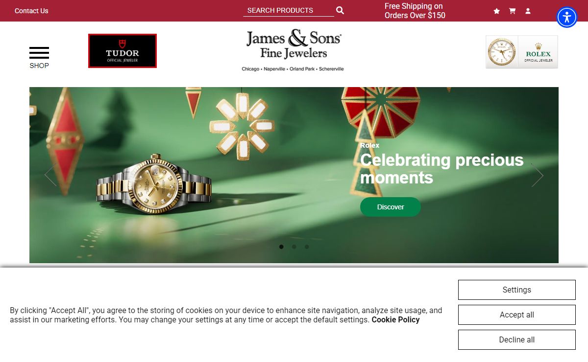 Jewelry and Watch Store of Chicagoland | James & Sons Jewelers