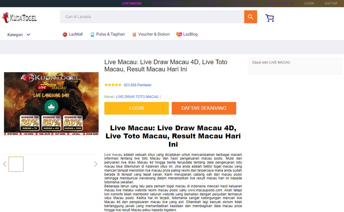 Live Macau: Live Draw Macau 4D, Live Toto Macau, Result Macau Hari Ini