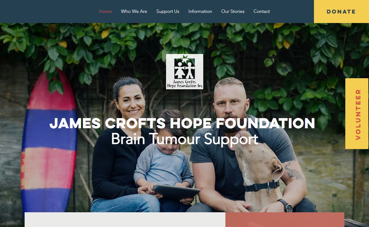 James Crofts Hope Foundation - Brain Tumour Support Charity