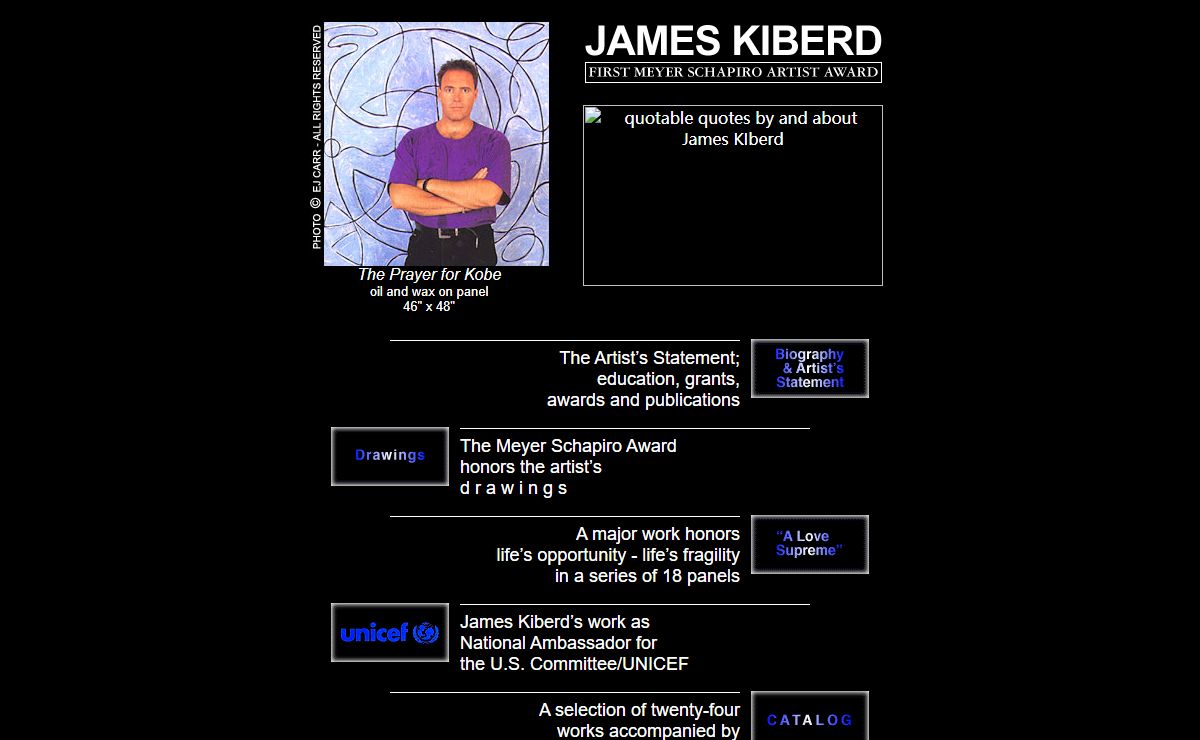 James Kiberd ~ an artist and his work