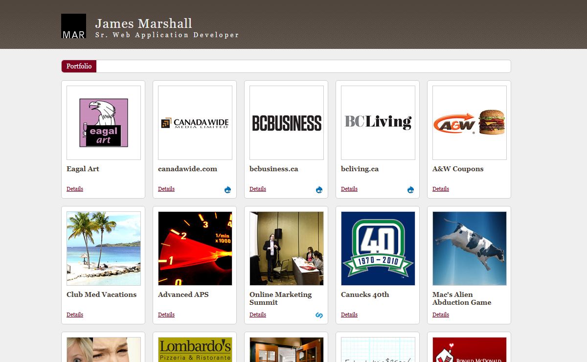 James Marshall – Sr. Web Developer
