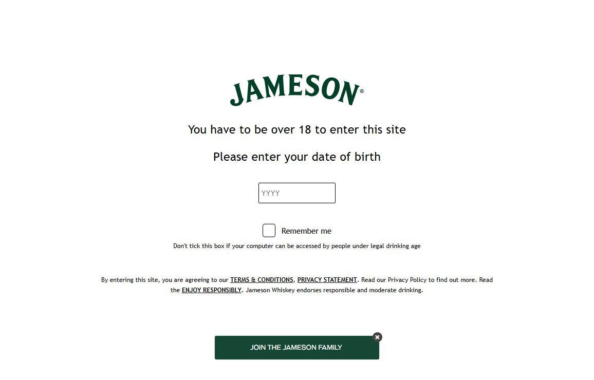 Jameson Irish Whiskey