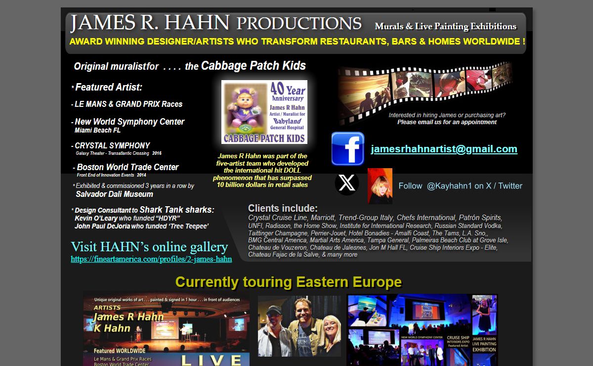 James R. Hahn Art Website
