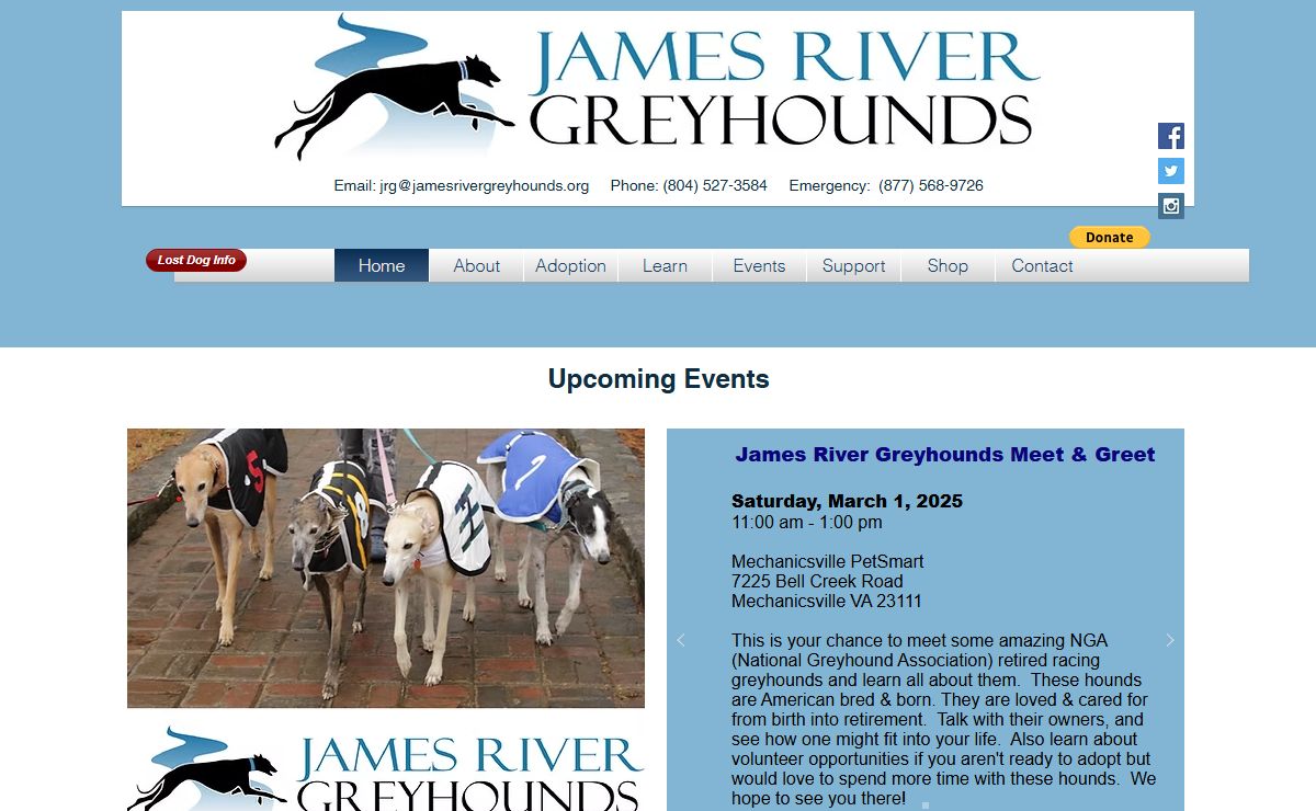 Home | jamesrivergreyhounds