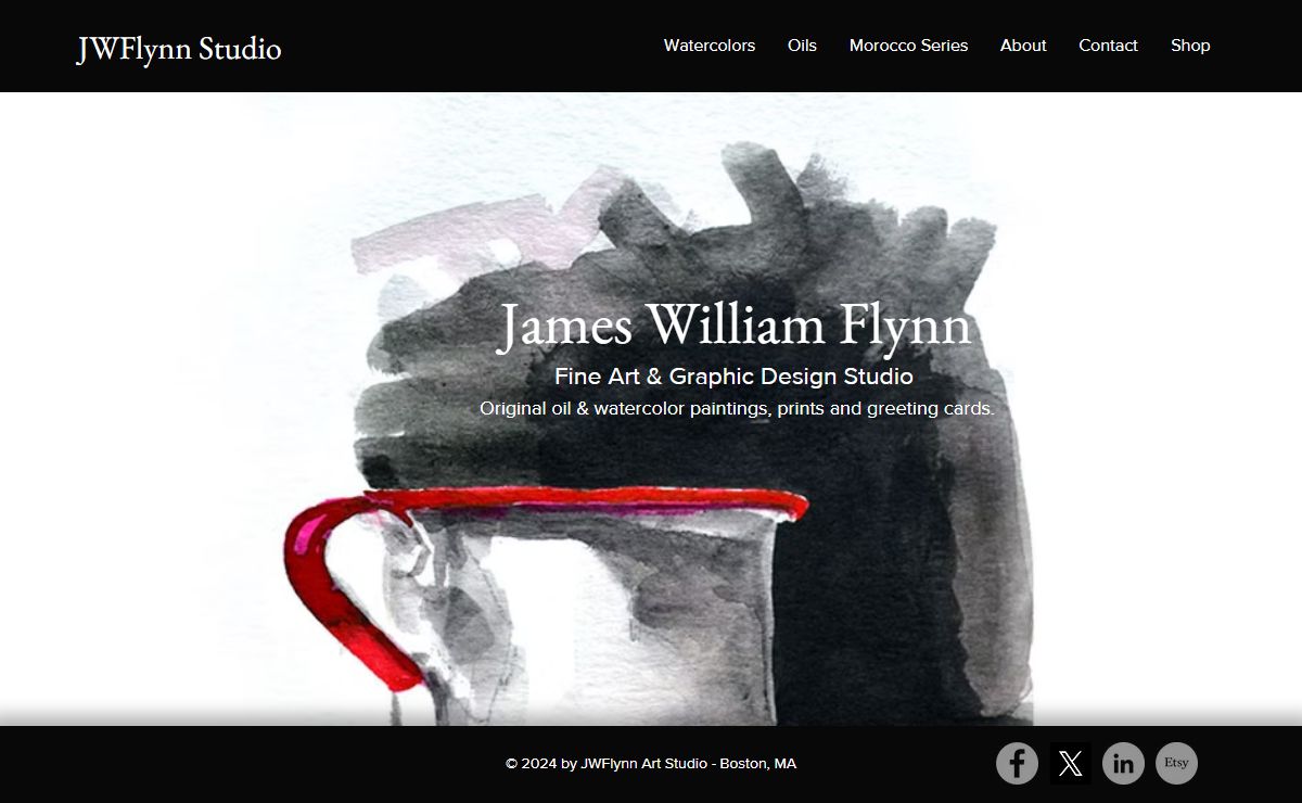 James William Flynn Art Studio | boston artist