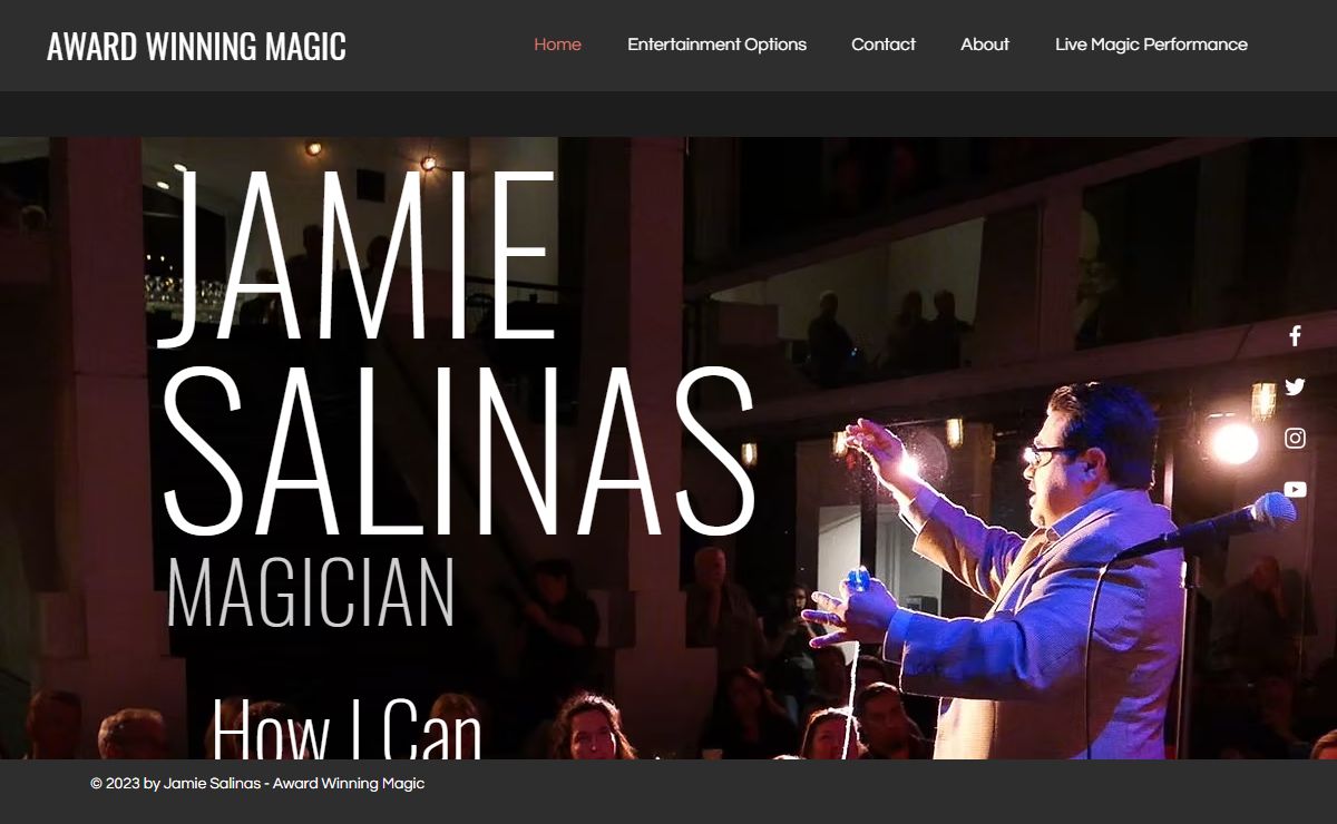 Home | Jamie Magic