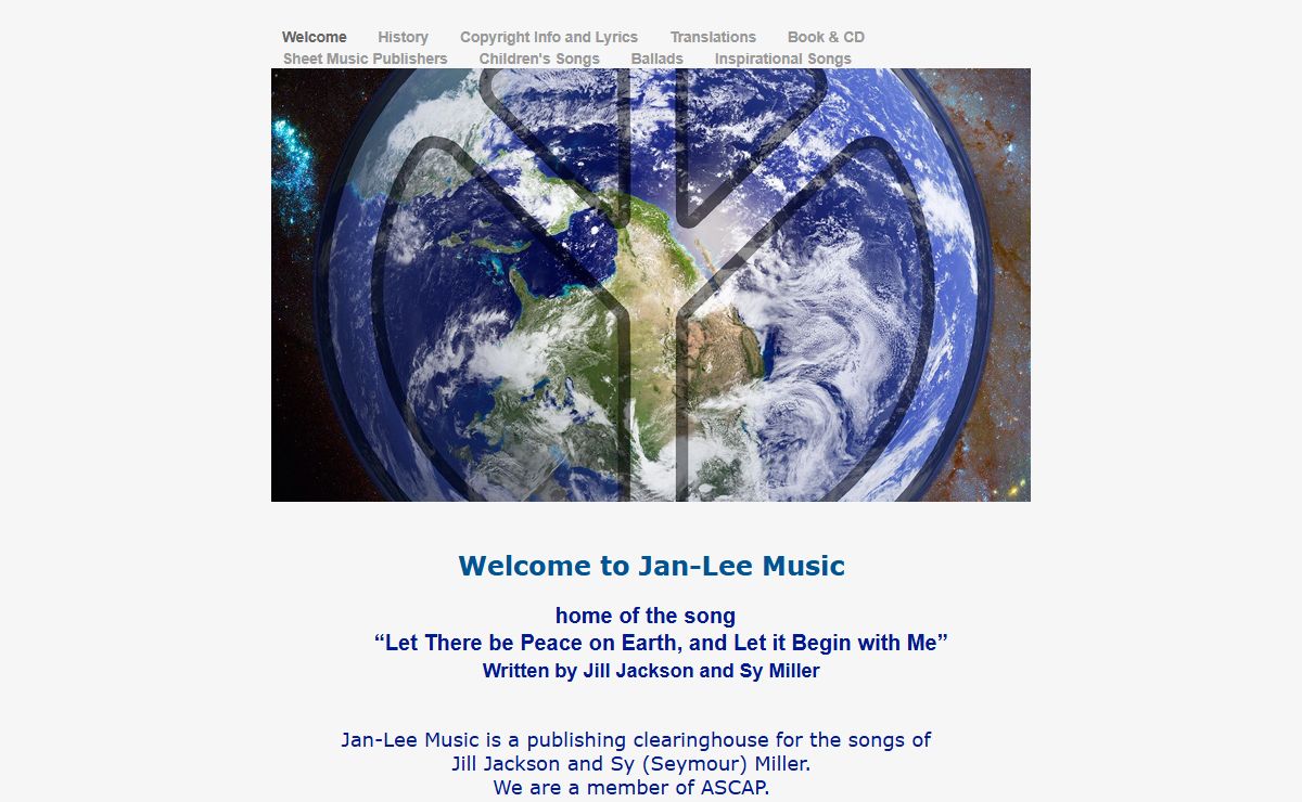 Welcome to Jan-Lee Music