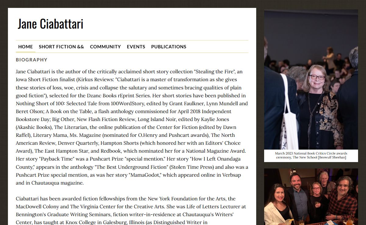 Jane Ciabattari - Biography